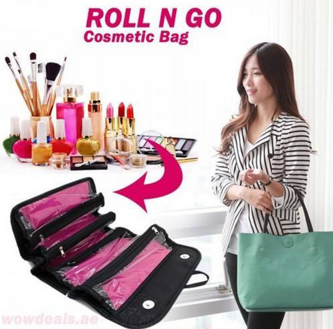 ROLL-N-GO Travel Buddy Cosmetics Bag